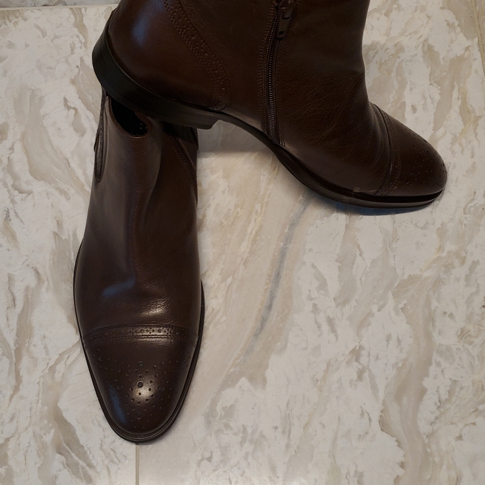 Carlo Pazolini Men's Classic Leather Casual Boot Size 9M (EUR 42 )